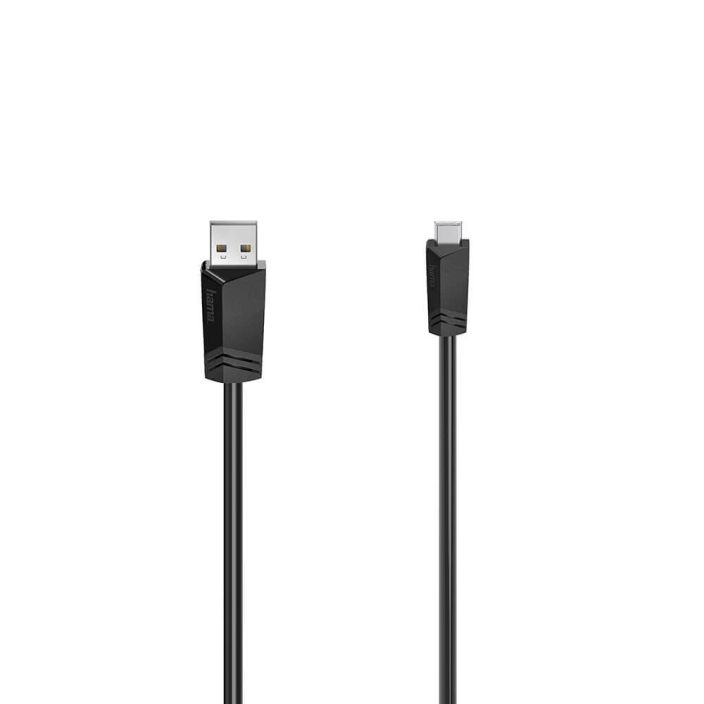 Hama 1.5m johto USB-Mini-B - USB-A 1.5m johto USB-Mini-B - USB-A USB 2.0 sopii lataukseen, tiedonsiirtoon ja synkronointiin.