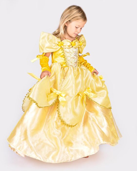Dress yellow Belle M F60622 990-4003