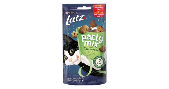 Latz Party mix countryside 60g Latz Party Mix -uutuuden ansiosta voit viettaa aiempaa useammin hauskoja yhteisia hetkia