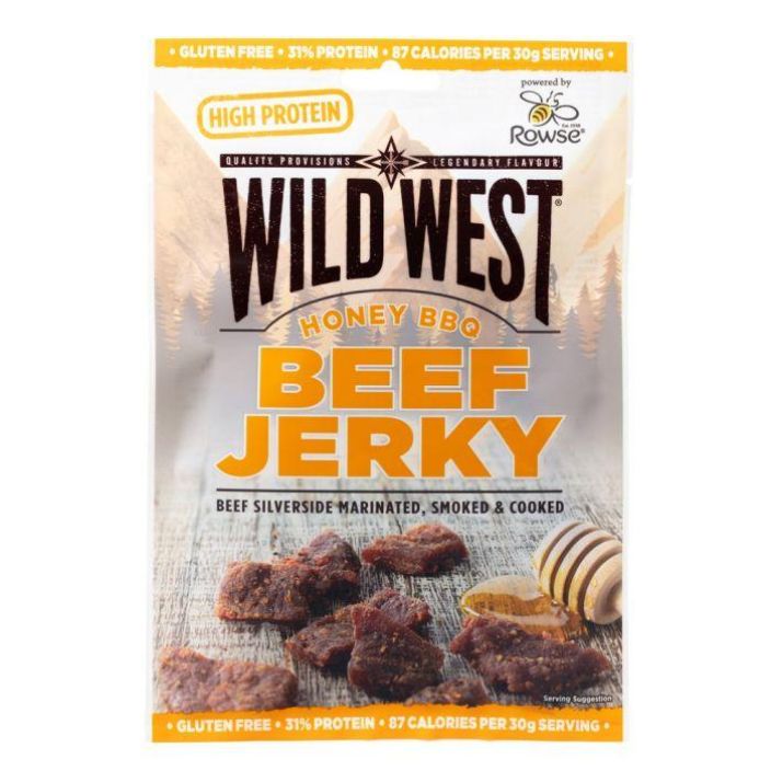 Wild West Beef Jerky kuivattu naudanliha honey BBQ 60g 636525 924-2116