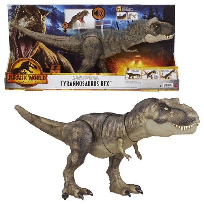 Jurassic world trash'n devour tyrannosaurus rex Jurassic World -fanien ja dinosauruskokoelmien nayttava keskipiste Jurassic world trash'n devour tyrannosaurus rex Jurassic World -fanien ja dinosauruskokoelmien nayttava keskipiste