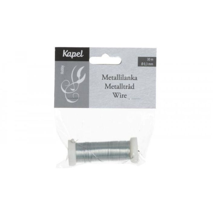 Kapel metallilanka hopea 30m 310322 924-5420