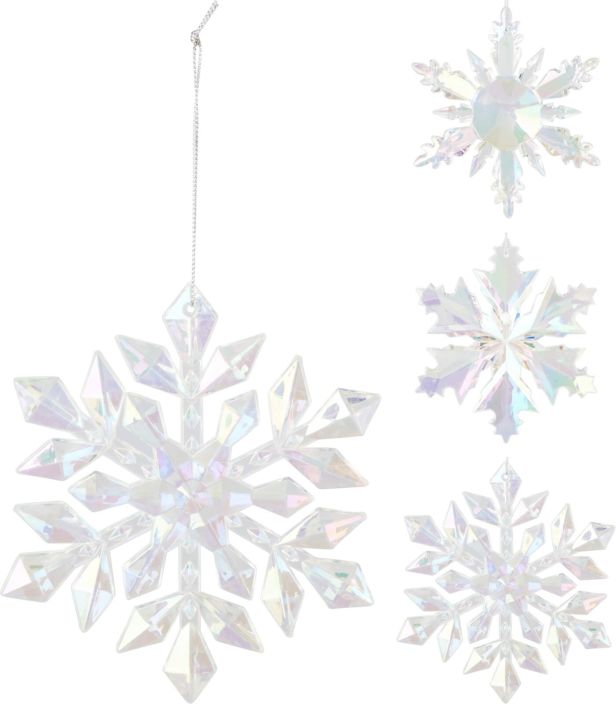 Kuusenkoriste lumihiutale 12cm AKP103530 Kuusenkoriste lumihiutale 12cm AKP103530