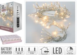 Valoketju 50led lämminvalk. timer AXS300160/AX9800660