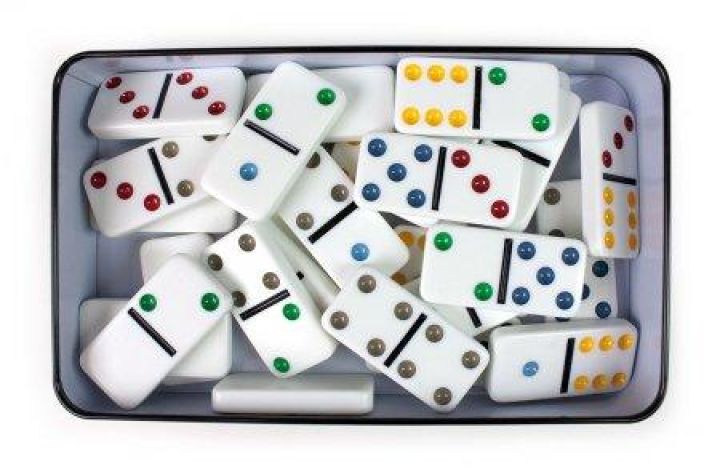 Domino double 6 metallilaatikossa 53913 tuotekuva 2