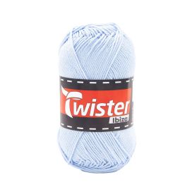 Twister Ibiza puuvillalanka 52 hellblau 50g