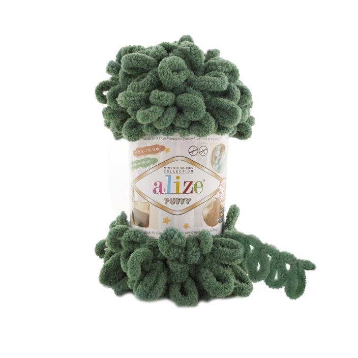 Alize Puffy 532 Mannynvihrea 100g PUFFY-532