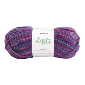 Lankava Lankava Lysti sukkalanka 6125 Metsämarja 100g LYSTI-6125