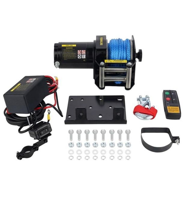 Castor vinssi 12V 907kg kaukosaatimella 995-961