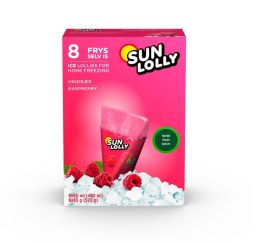 Sun Lolly pakastettava mehujää Vadelma 8x60ml