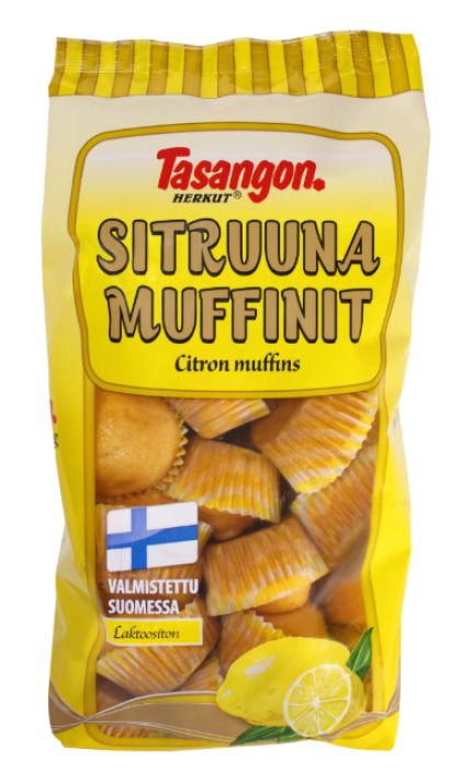 Tasangon sitruunamuffinit 20kpl 400g 1310 901-657