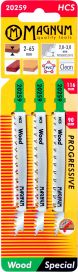 Magnum Pistosahanterä HCS Prog 116mm 3kpl 20259