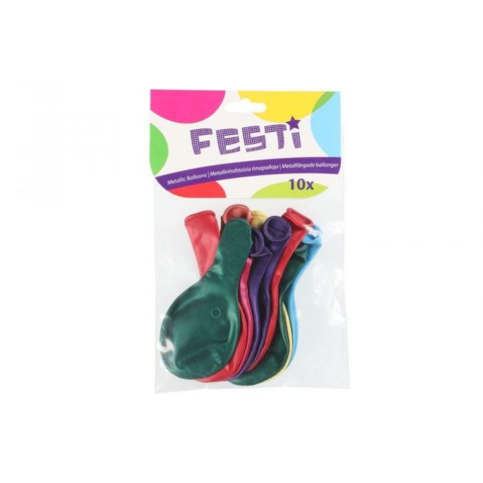 Festi ilmapallo metallinhohto varilajit. 10kpl 626413 924-3680