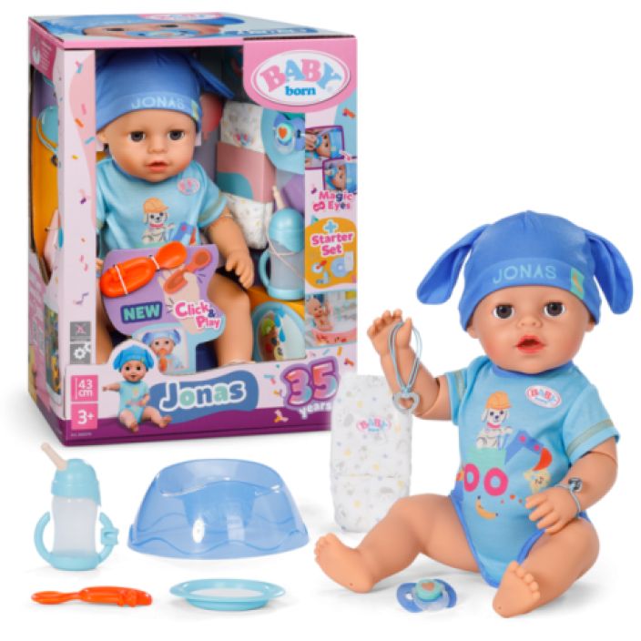 Baby Born Jonas Click and Play nukke 43cm 840078 tuotekuva 1