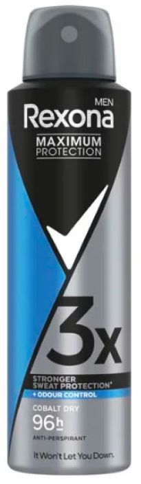Rexona Men Maximum Protection Cobalt deospray 96h 150ml ERA 910-1017 Rexona Men Maximum Protection Cobalt deospray 96h 150ml ERA 910-1017