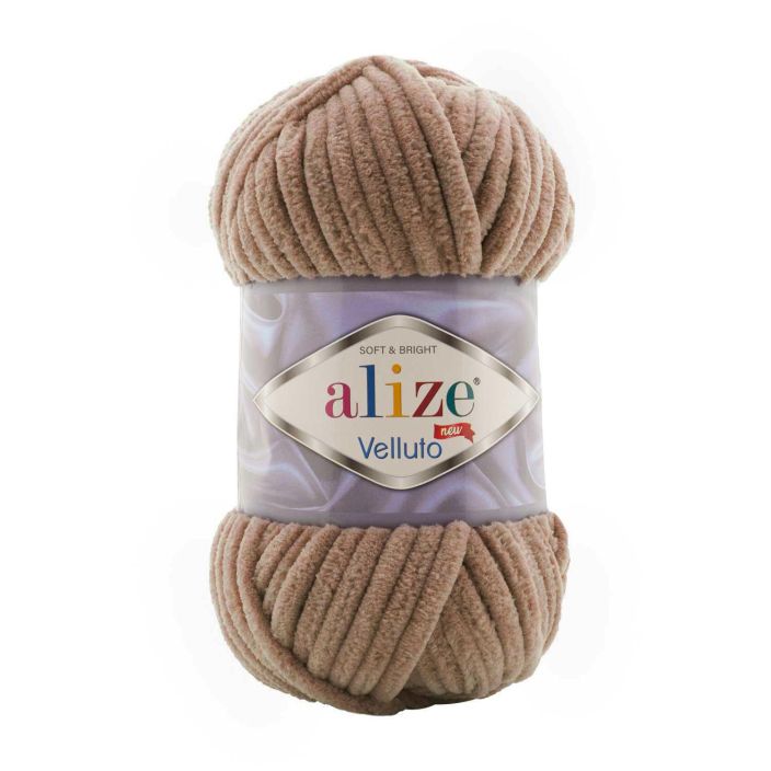 Alize velluto lanka 329 ruskea 100g AVE-329
