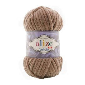 Lankava Alize velluto lanka 329 ruskea 100g AVE-329