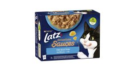 Latz Sensations Sauces 12x85g Fish lajitelma kastikkeessa
