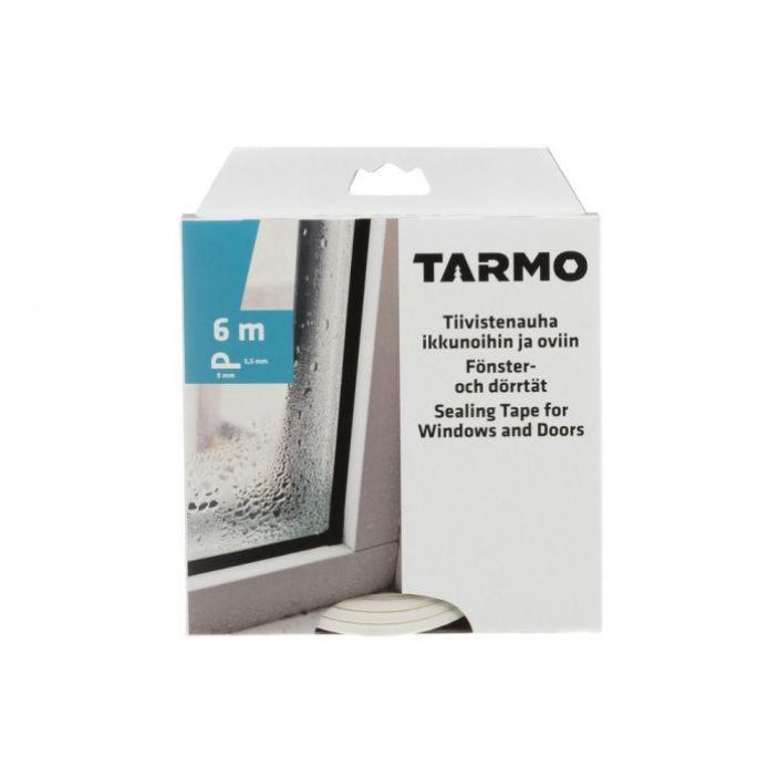 Tarmo ikkunatiiviste p-profiili valk. 6m 206251 924-5170