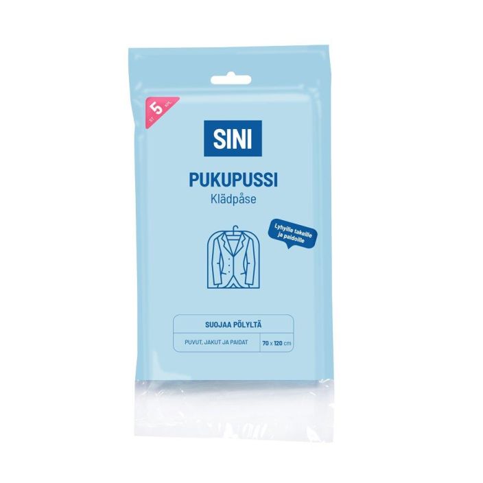 Sini pukupussi 5kpl 70x120cm Sini pukupussi 5kpl 70x120cm
