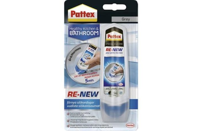 Pattex Re-New 100ml silikonisauman ehostaja harmaa 2217639 938-541