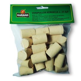 Karahvi Luonnonkorkki 22x33mm