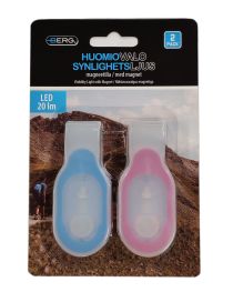 Berg Huomiovalo silikoni 20lm 2-pack sininen ja punainen