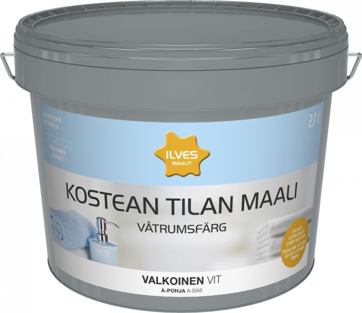 Ilves kosteantilanmaali A-pohja valk. 2,7L IL0098 920-651