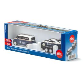 Siku 1:50 VW ID. Buzz With Porsche 911 GT3 Rs