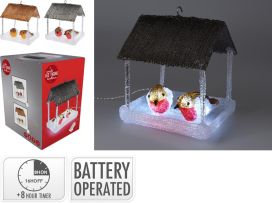 Lintulauta led-valolla 23cm