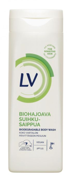 LV suihkusaippua 250ml 92384 957-005 biohajoava