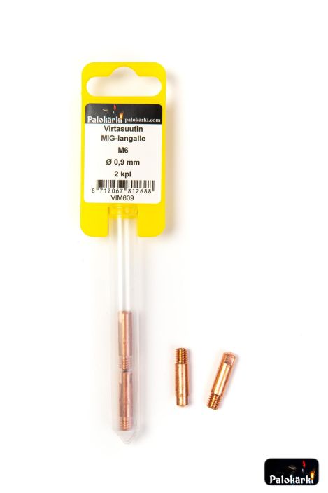 Virtasuutin MIG-langalle M6/0,9mm 2kpl VIM609 980-3072