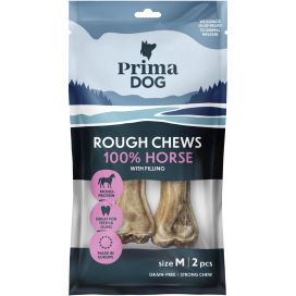 PrimaDog PD Rough Chews Hevonen täyteluu M 12cm 100g 10154