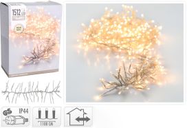 Cluster valoketju 1512led  lämminvalk. valk. johto AX8504450