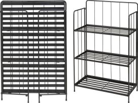 Taimihylly 3hyllyä 90cm kork. musta  X71000100