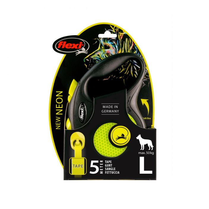 Flexi Neon Reflect L 50kg/5m nauha 231494 905-602 231494