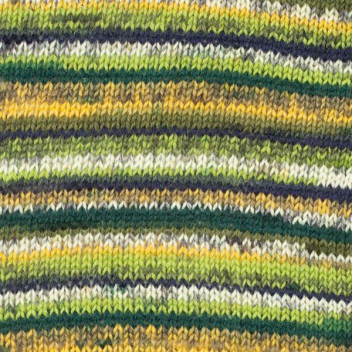 Drops Fabel print 542 green 50g 1070542 tuotekuva 1