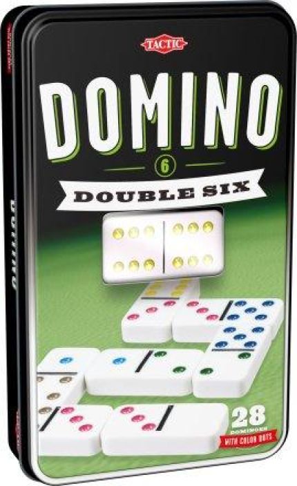 Domino double 6 metallilaatikossa 53913 926-1864