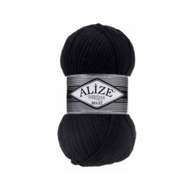 Alize Superlana Maxi 60 musta 100g
