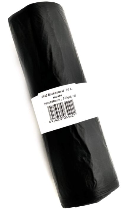 A.Premium Vahva LDPE roskapussi 30L musta 50kpl A.Premium Vahva LDPE roskapussi 30L musta 50kpl