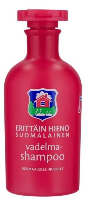 Erittain Hieno Suomalainen vadelmashampoo 300ml Erittain Hieno Suomalainen vadelmashampoo 300ml