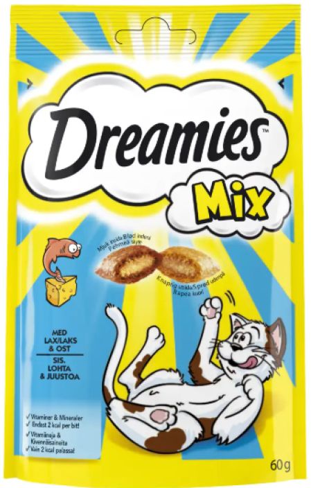 Dreamies lohi&amp;juusto 60g 284440 BN23B 905-2048 284440