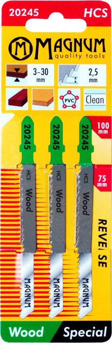 Pistosahantera 3kpl HCS R 2,5/100mm 20245 980-1404