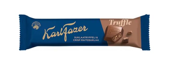 Fazer suklaapatukka tryffeli&crisps 37g 402027 906-330 Fazer suklaapatukka tryffeli&crisps 37g 402027 906-330