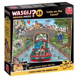 Wasgij Original 33 Calm on the canal! 1000 palaa