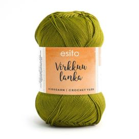 Esito virkkuulanka 9041 oliivinvihreä 100g