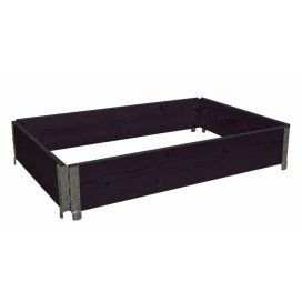 Viljelylaatikko (lavakaulus) 60x80cm musta 92773