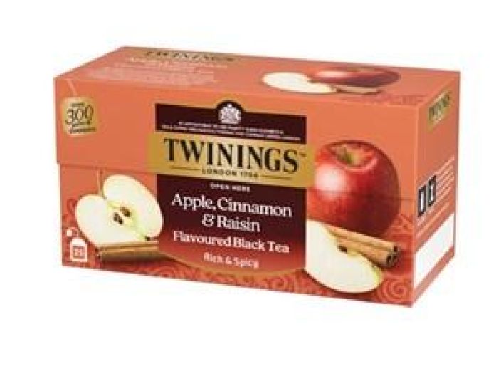 Twinings Apple & Cinnamon & Raisin tee 25x2g 301982 Twinings Apple & Cinnamon & Raisin tee 25x2g 301982