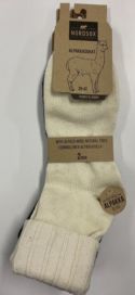 Nordsox Alpakkasukka käännetyllä varrella 39-42 2-pack