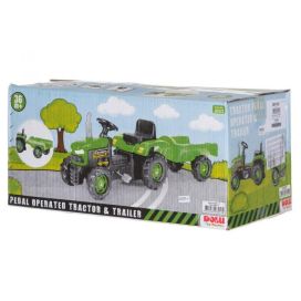 Polkutraktori ja peräkärry 